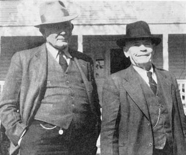 S. F. Adams (left), A. B. Caton