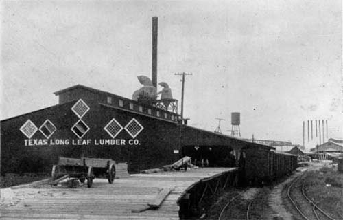 Texas Long Leaf Lumber Company at Trinity, Texas