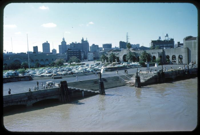 Algiers Public Service Co. Ferry "Westside" at New Orleans, 1959. 